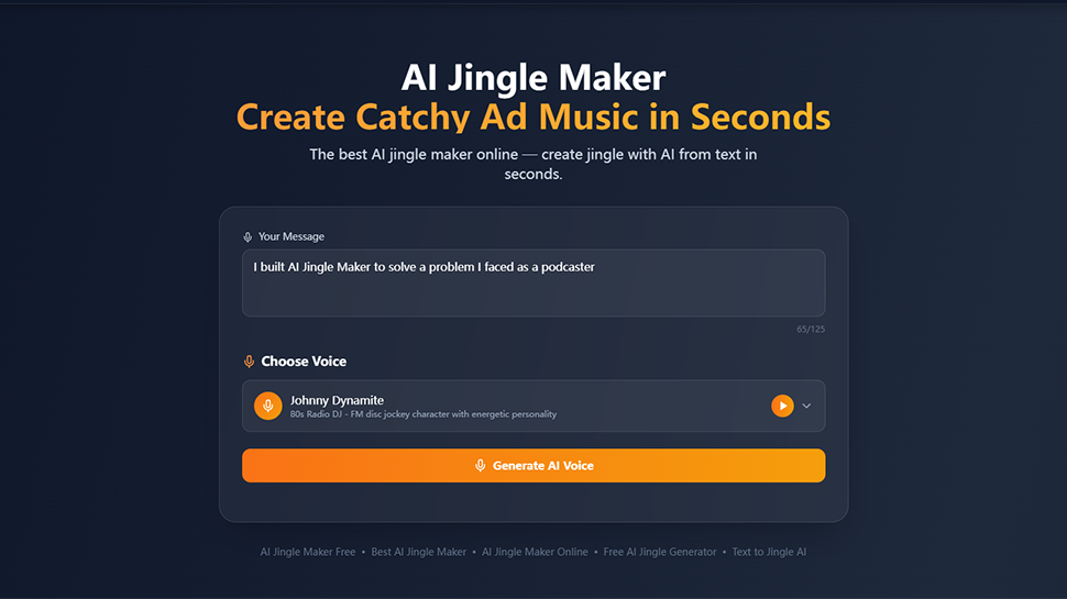 AI Jingle Maker screenshot