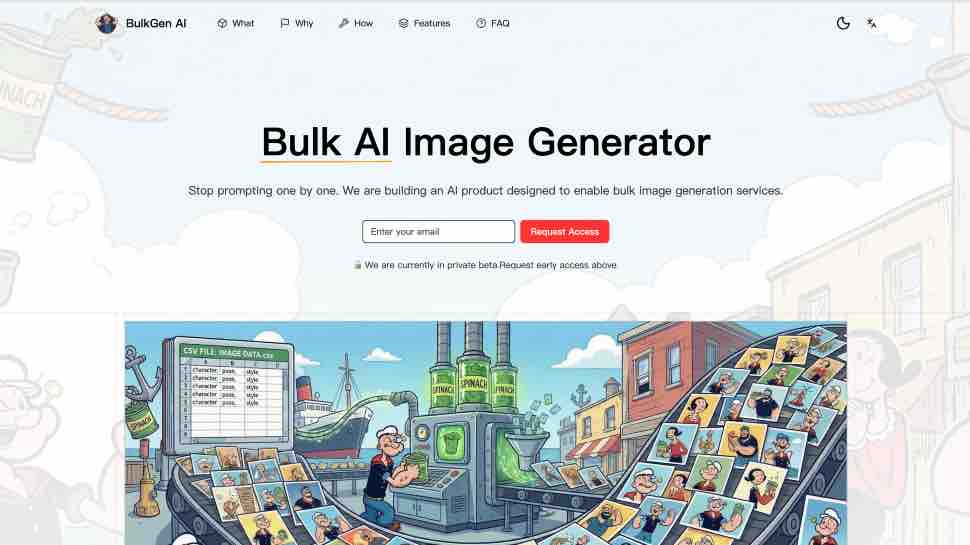 BulkGen AI screenshot