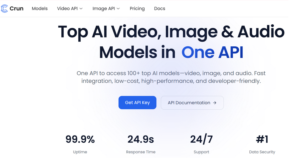 Crun AI API screenshot