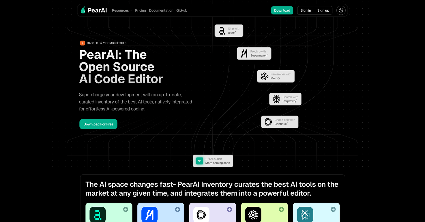 PearAI screenshot