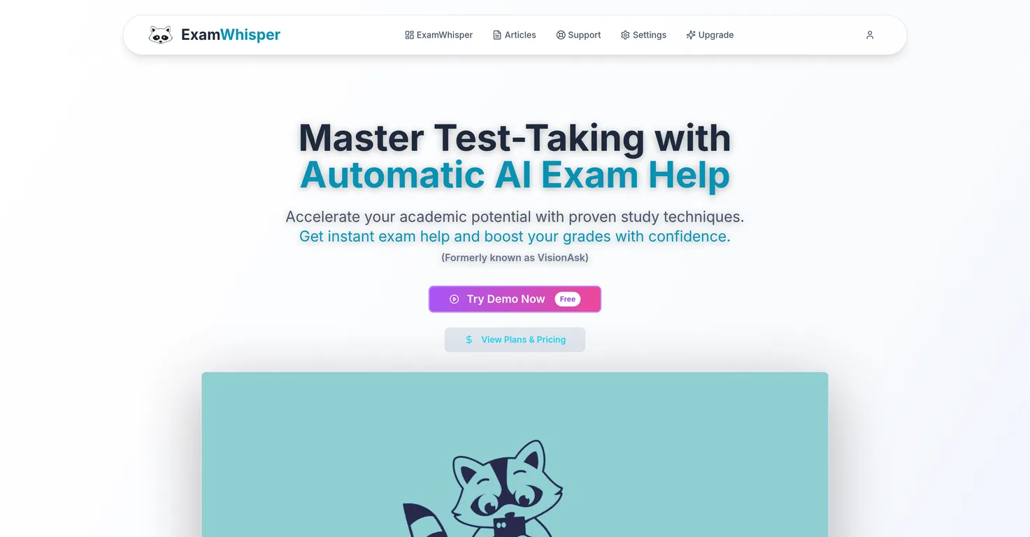 ExamWhisper screenshot