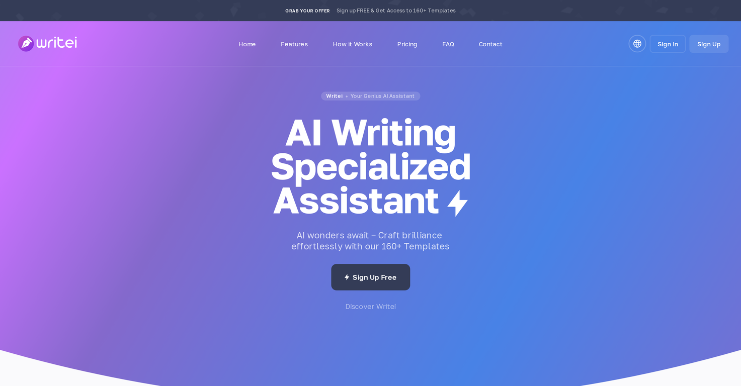 Writei screenshot