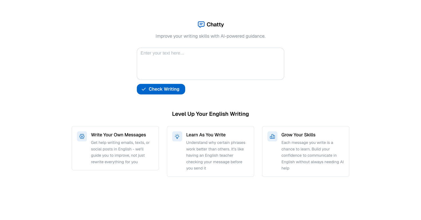 Chatty screenshot