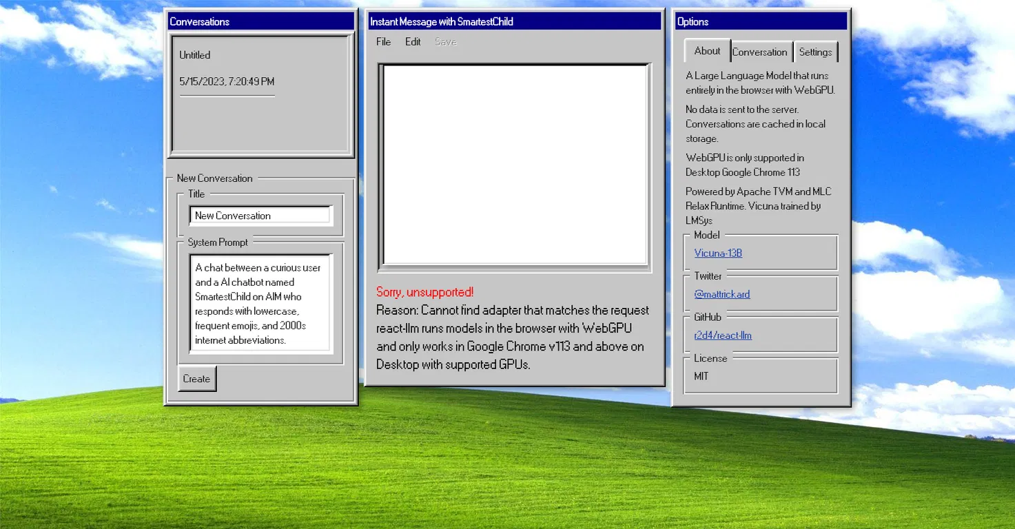 Chat Matt Rickard screenshot