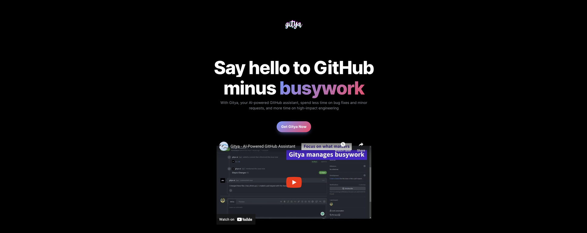 Gitya screenshot