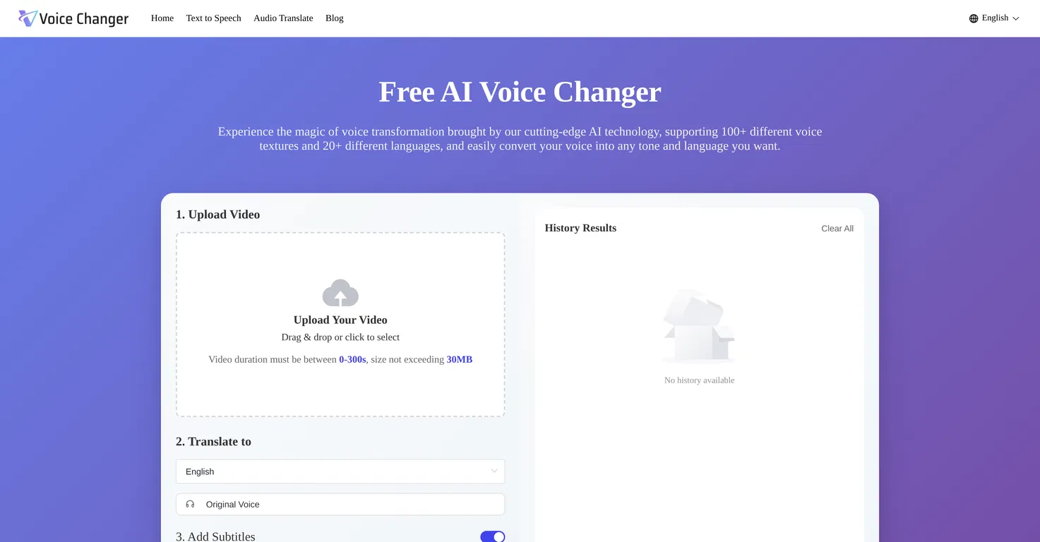 Voice Changer.video screenshot