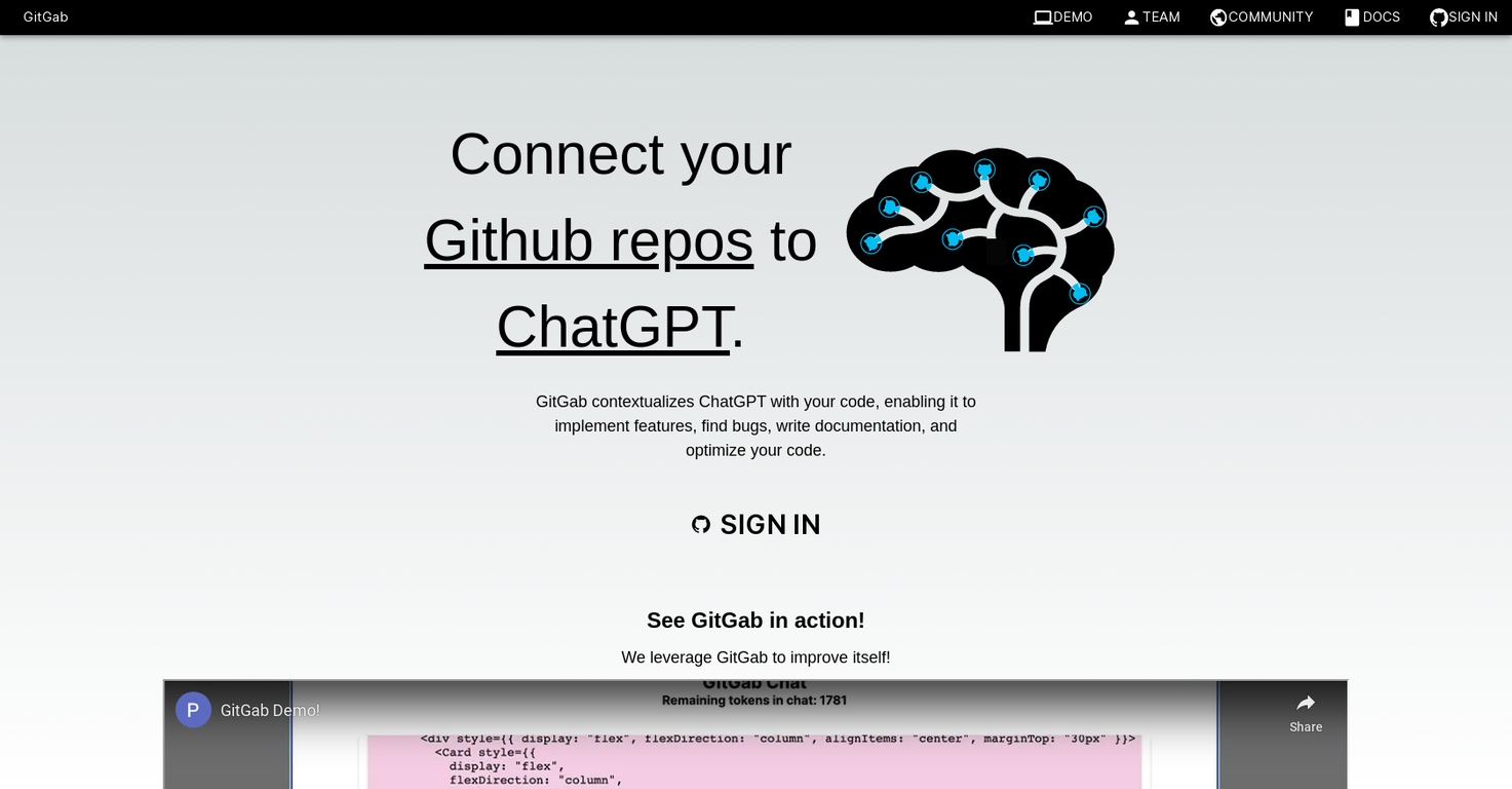 GitGab screenshot