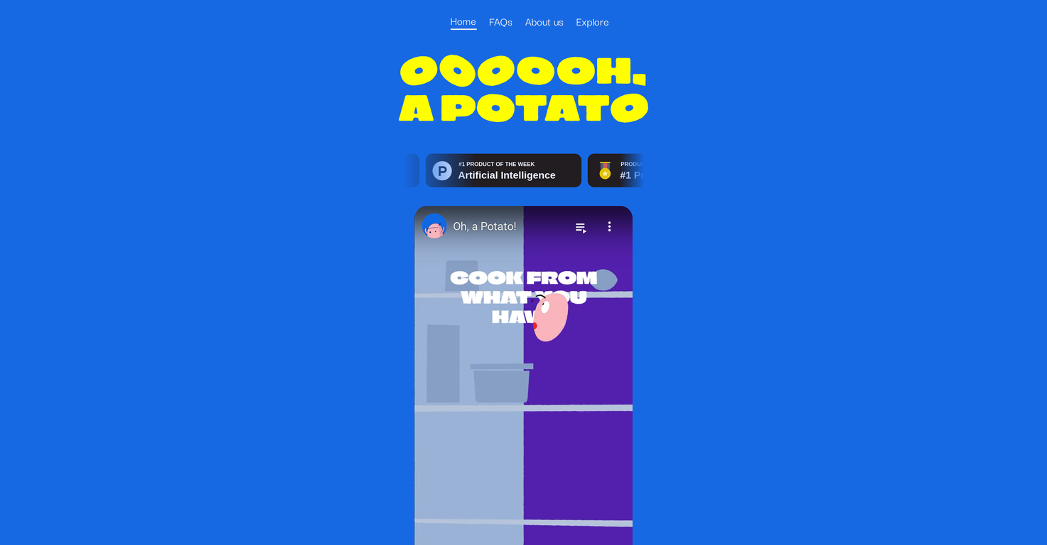 OH, a potato! screenshot