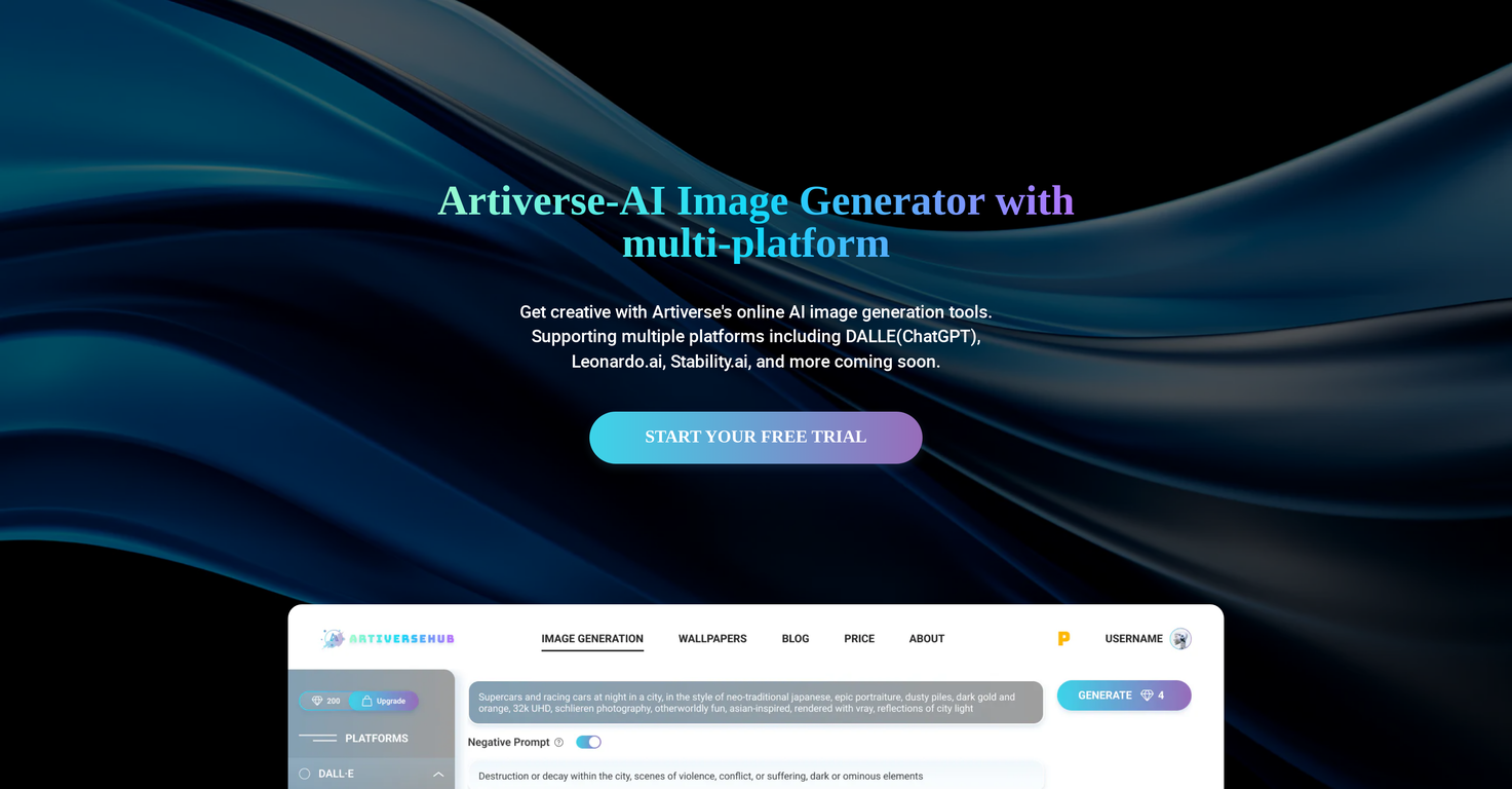 ArtiverseHub screenshot