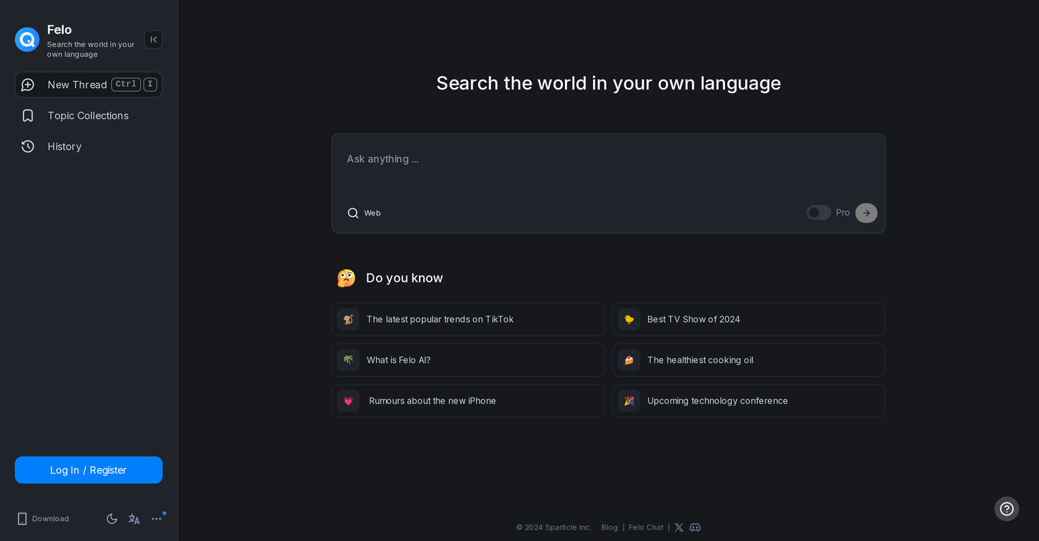 Felo screenshot