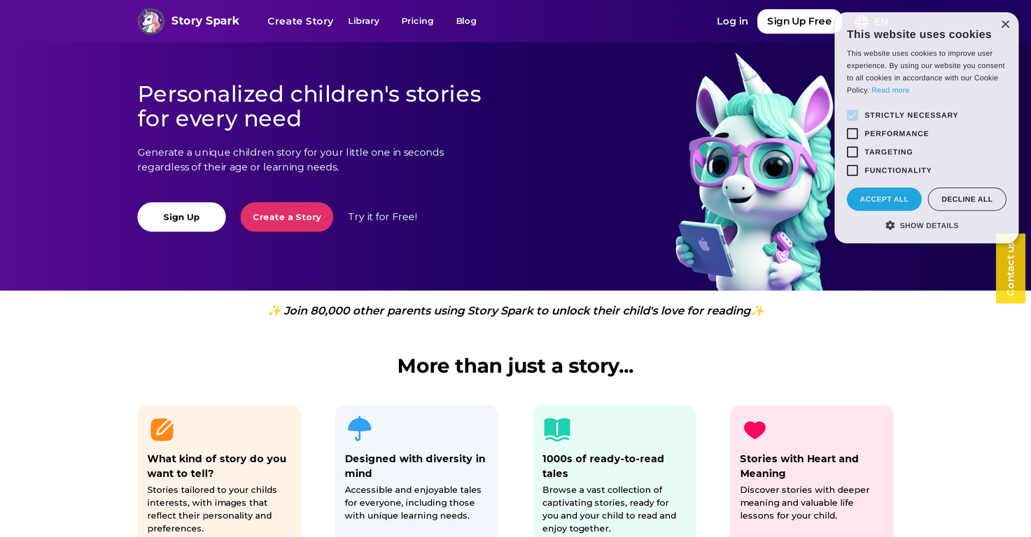 Story Spark screenshot