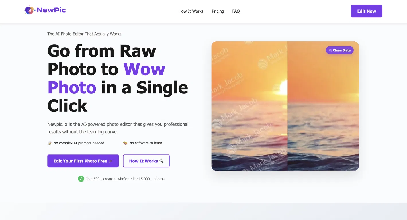 NewPic.io screenshot