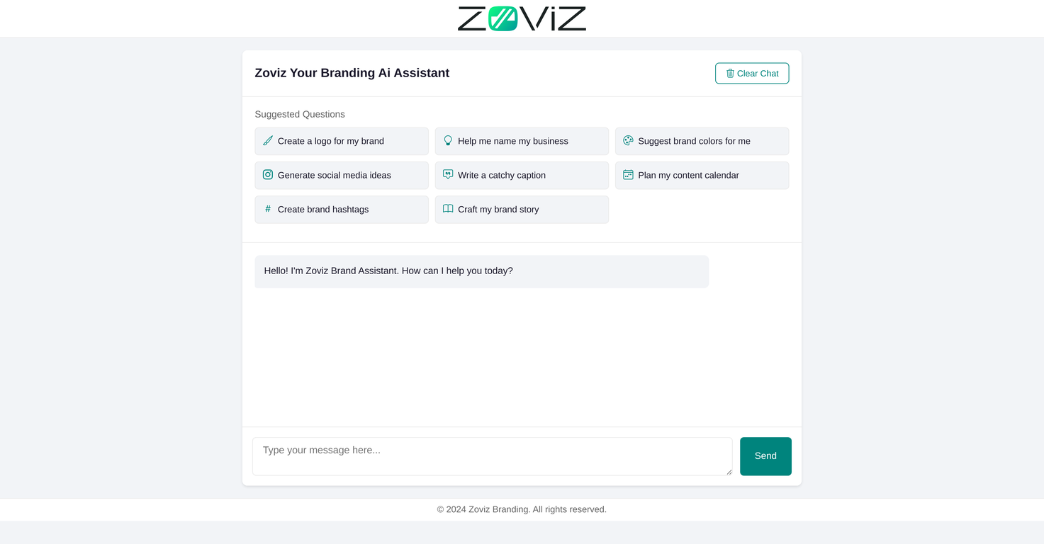 Zoviz Branding Expert screenshot