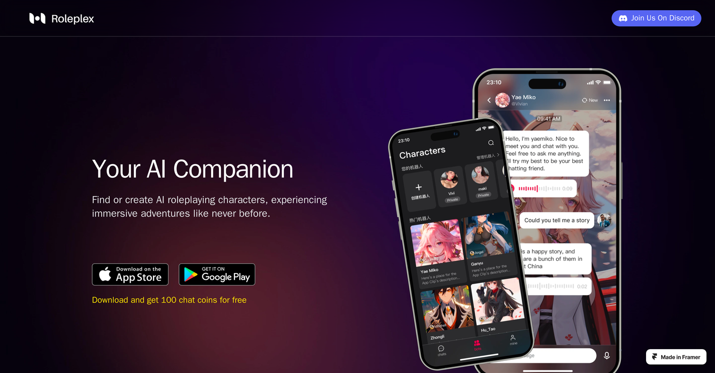 Roleplex screenshot