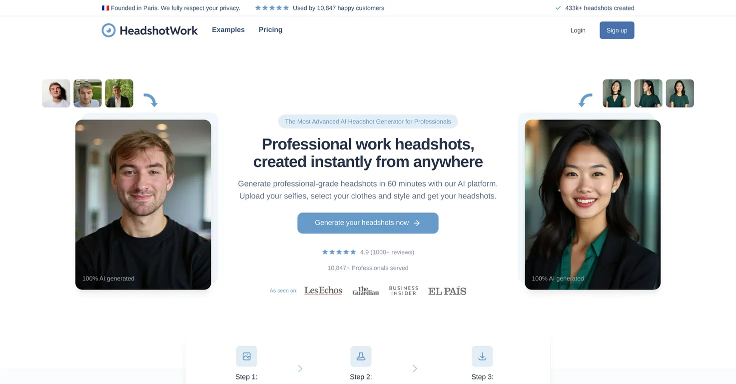 HeadshotWork screenshot