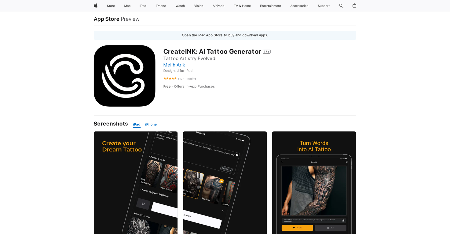 CreateINK screenshot