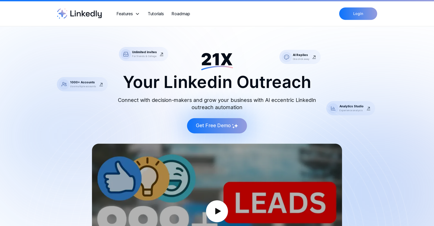 Linkedly screenshot