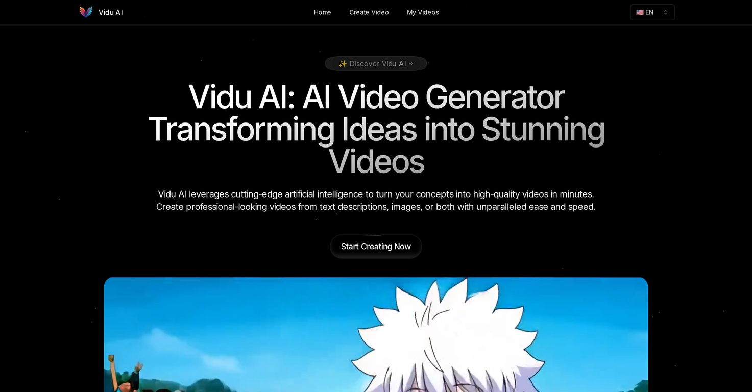 Vidu AI screenshot