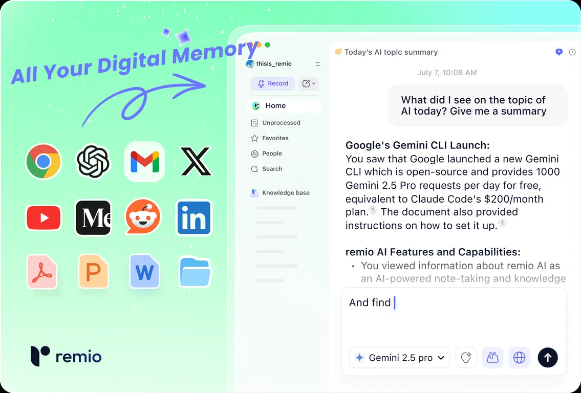 remio: Your Personal ChatGPT screenshot