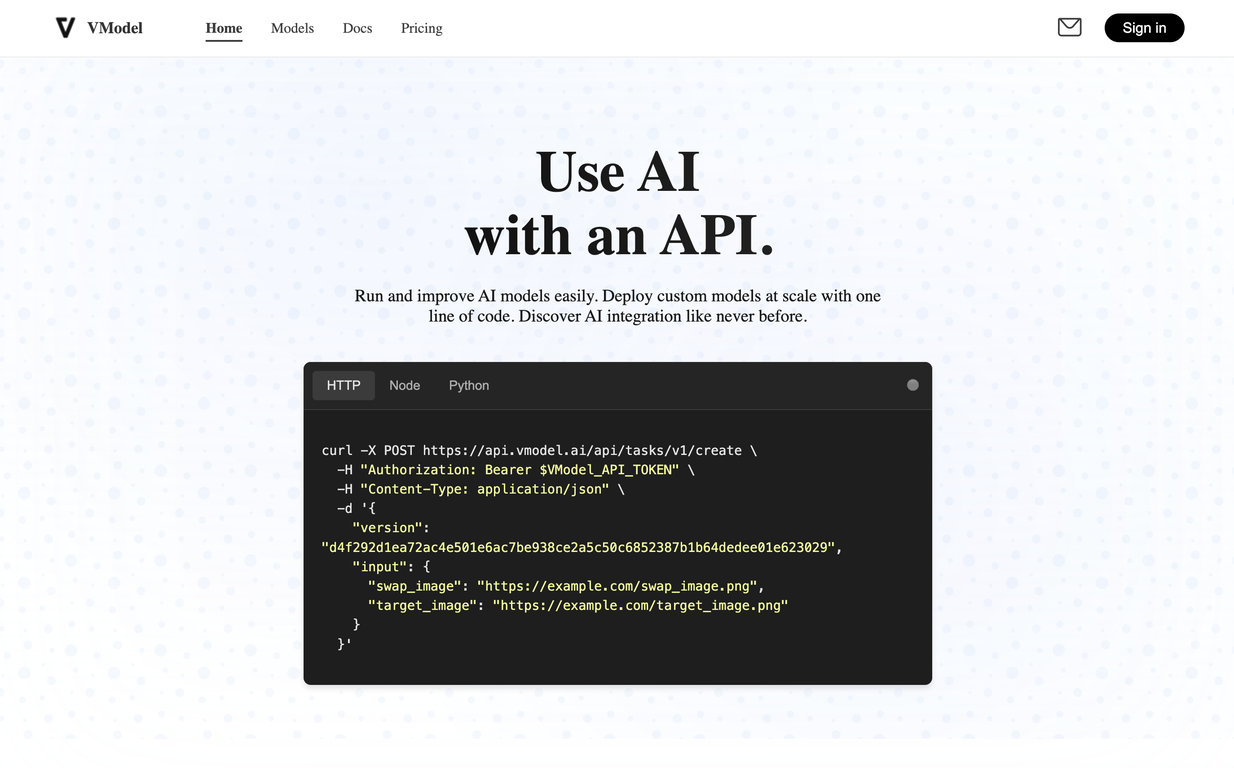 VModel screenshot