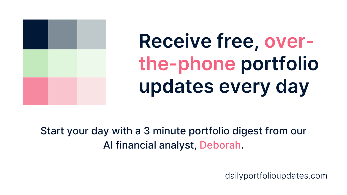 Deborah - Daily Portfolio Updates screenshot