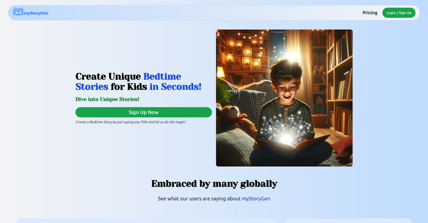 myStoryGen screenshot