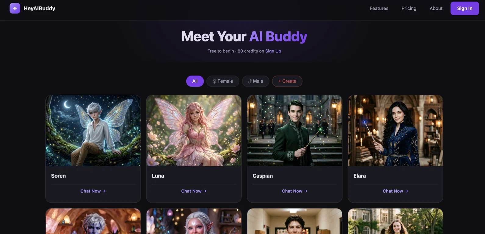 HeyAIBuddy screenshot