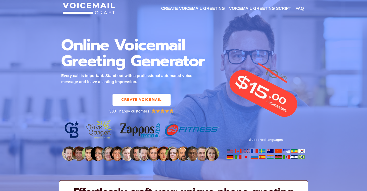 VoiceMailCraft screenshot