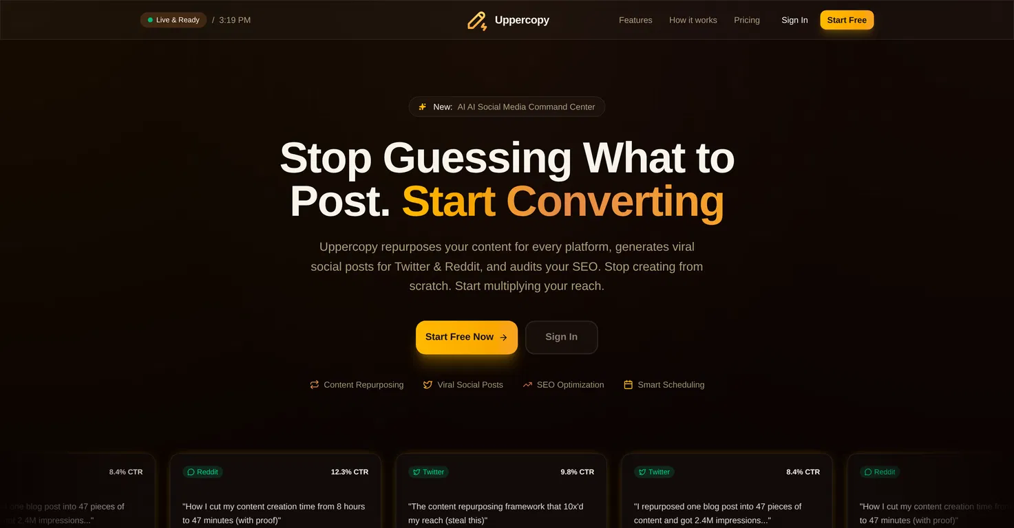 Uppercopy screenshot