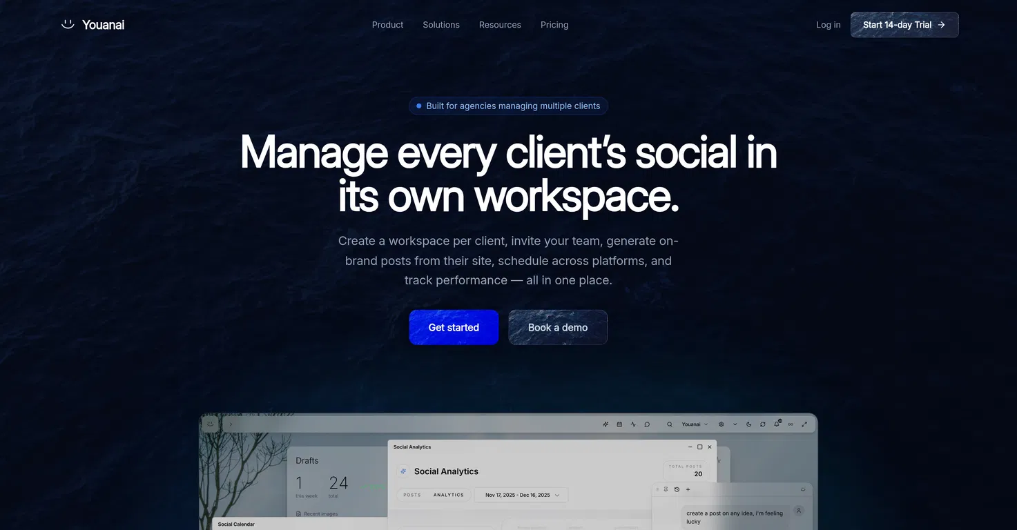 Youanai for Agencies screenshot
