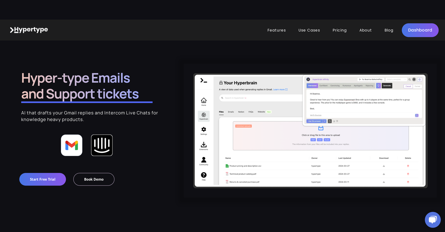 Hypertype screenshot
