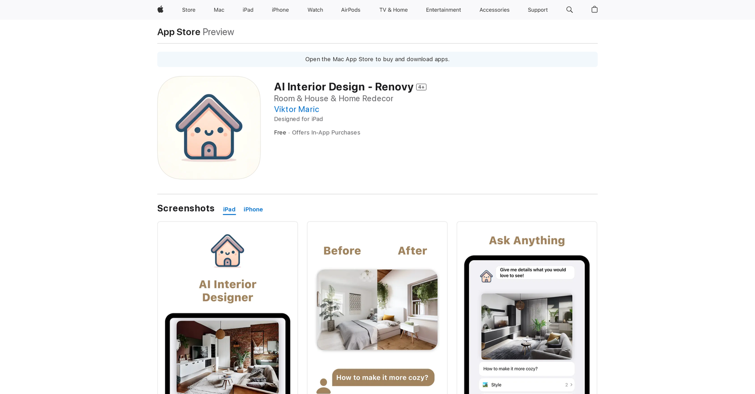 Renovy screenshot