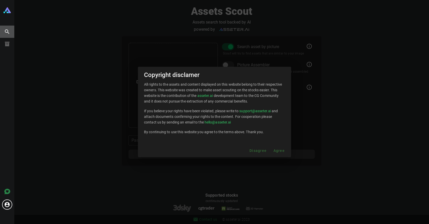 Asseter screenshot