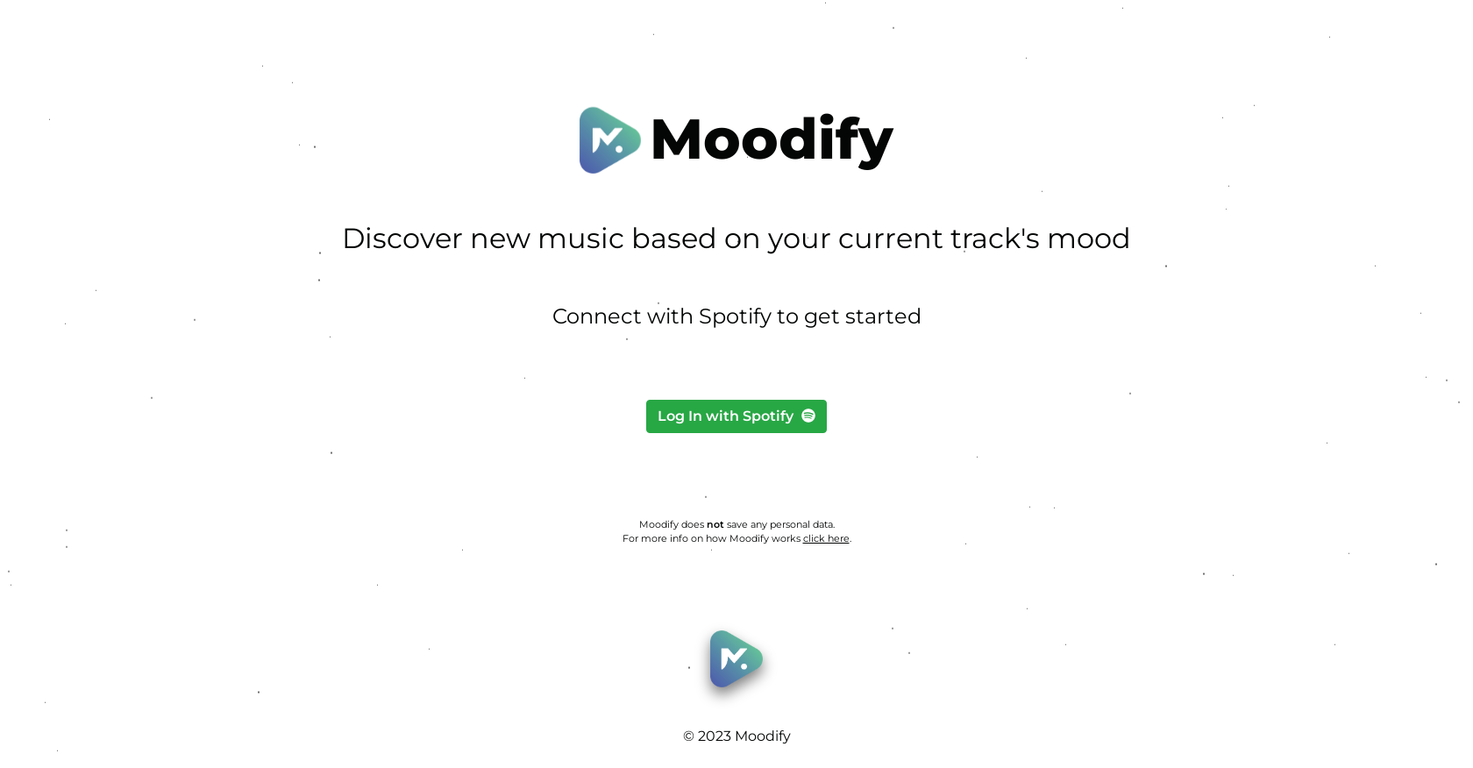 Moodify screenshot