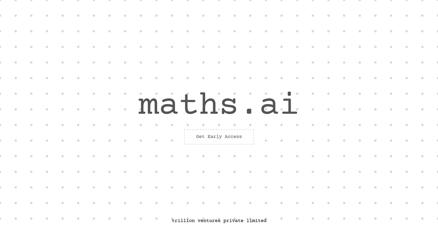 Maths.ai screenshot