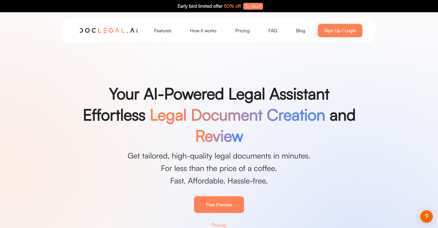 DocLegal.ai screenshot
