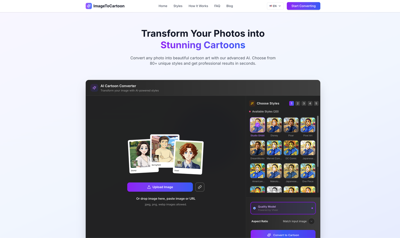 Cartoonize screenshot