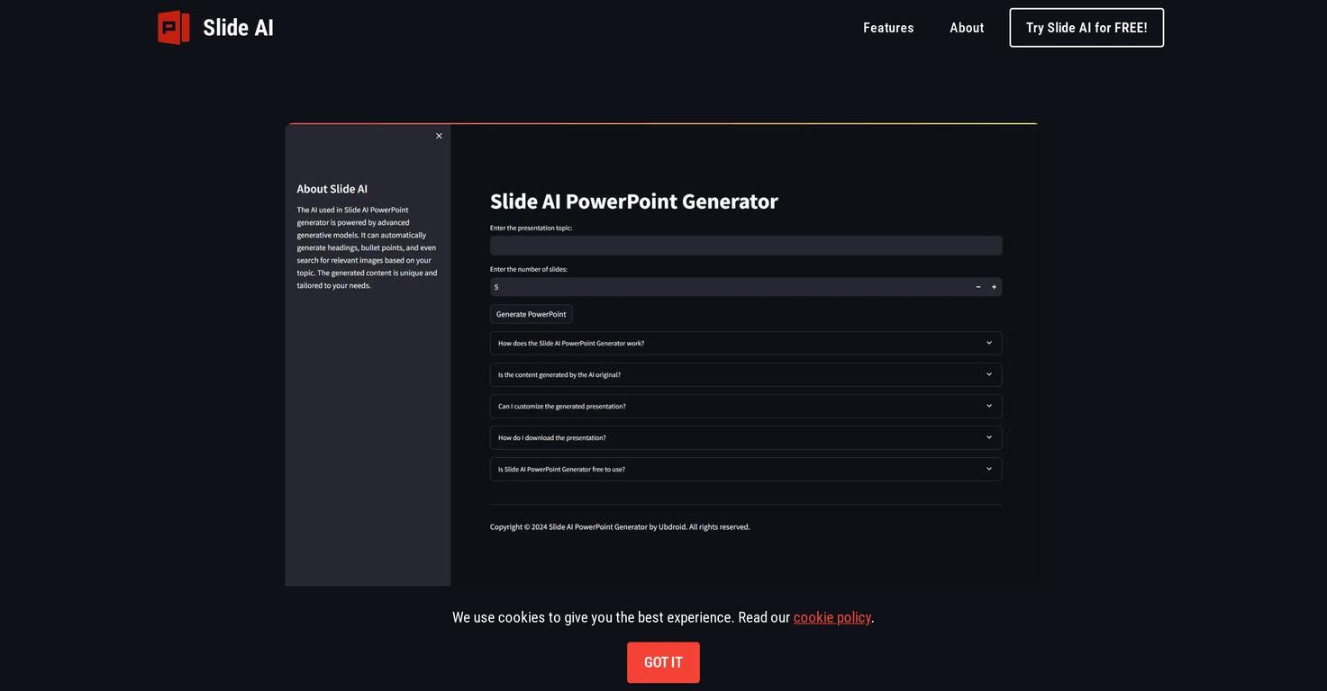 SlideAI screenshot
