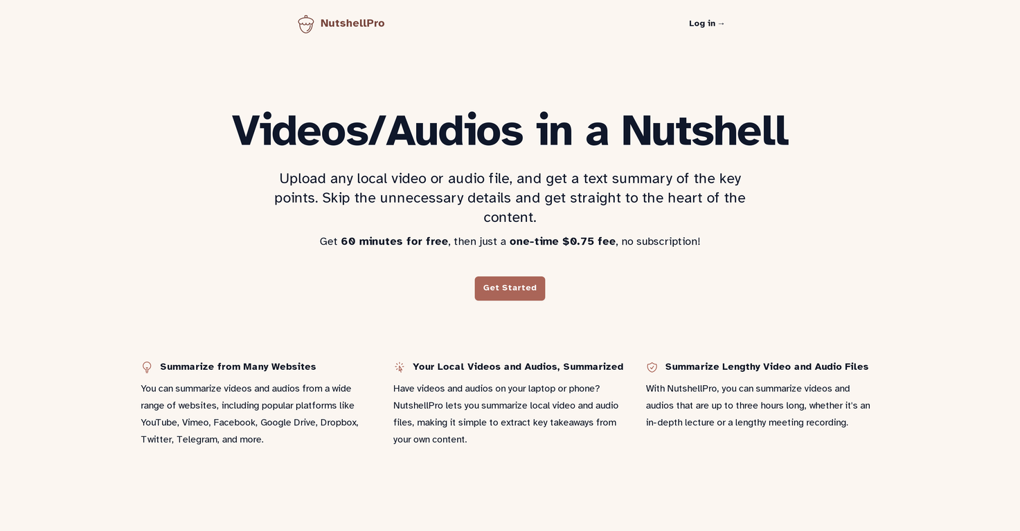 NutshellPro screenshot