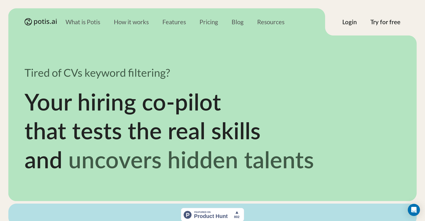 Potis screenshot