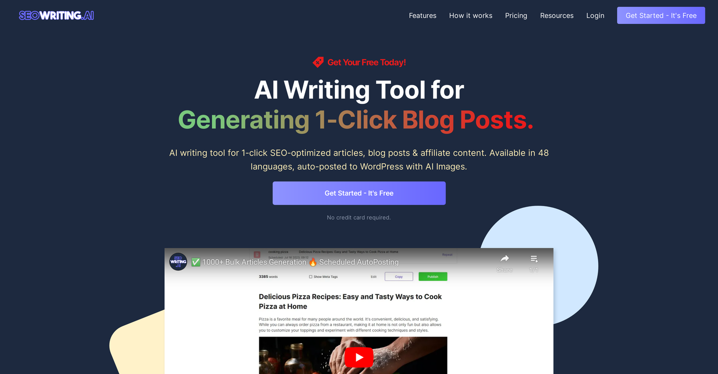 SEO Writing AI screenshot