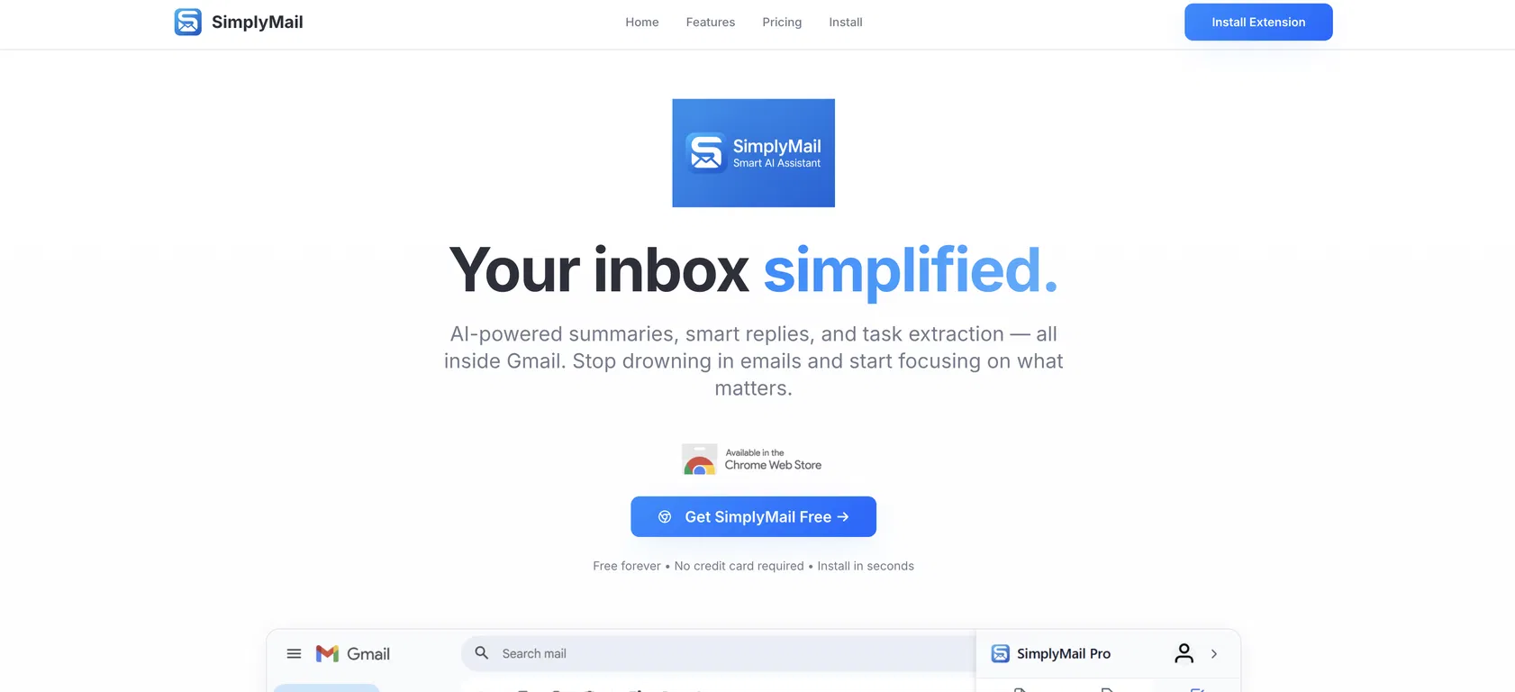 SimplyMail screenshot