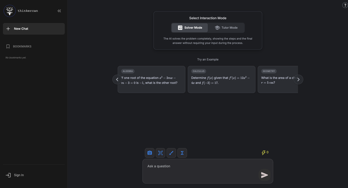 Thinkercan screenshot