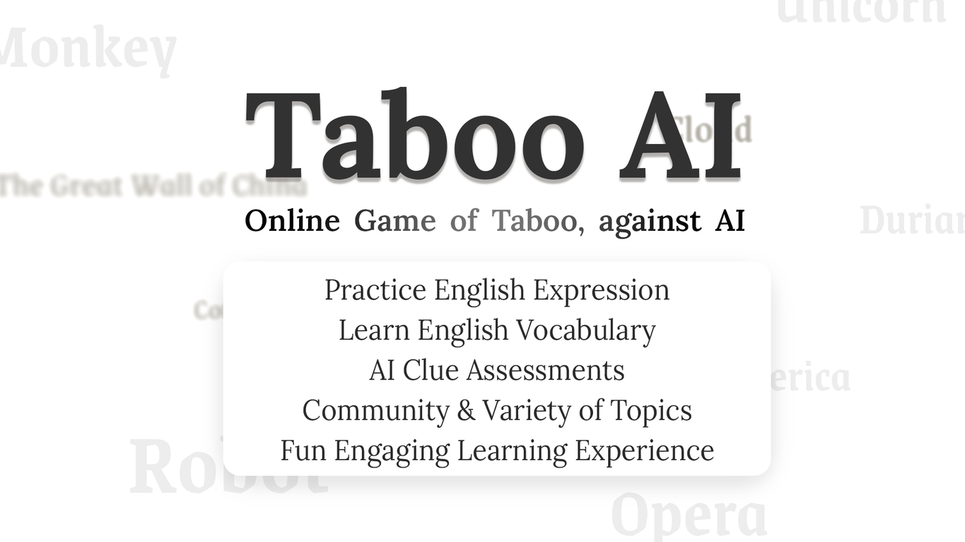 Taboo AI screenshot