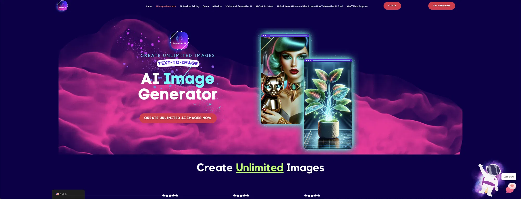 Brain Pod AI - image generator screenshot