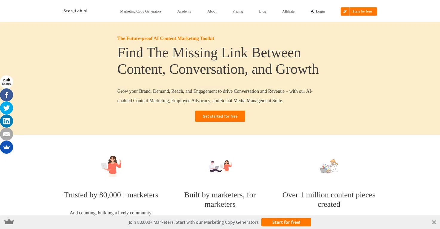StoryLab screenshot