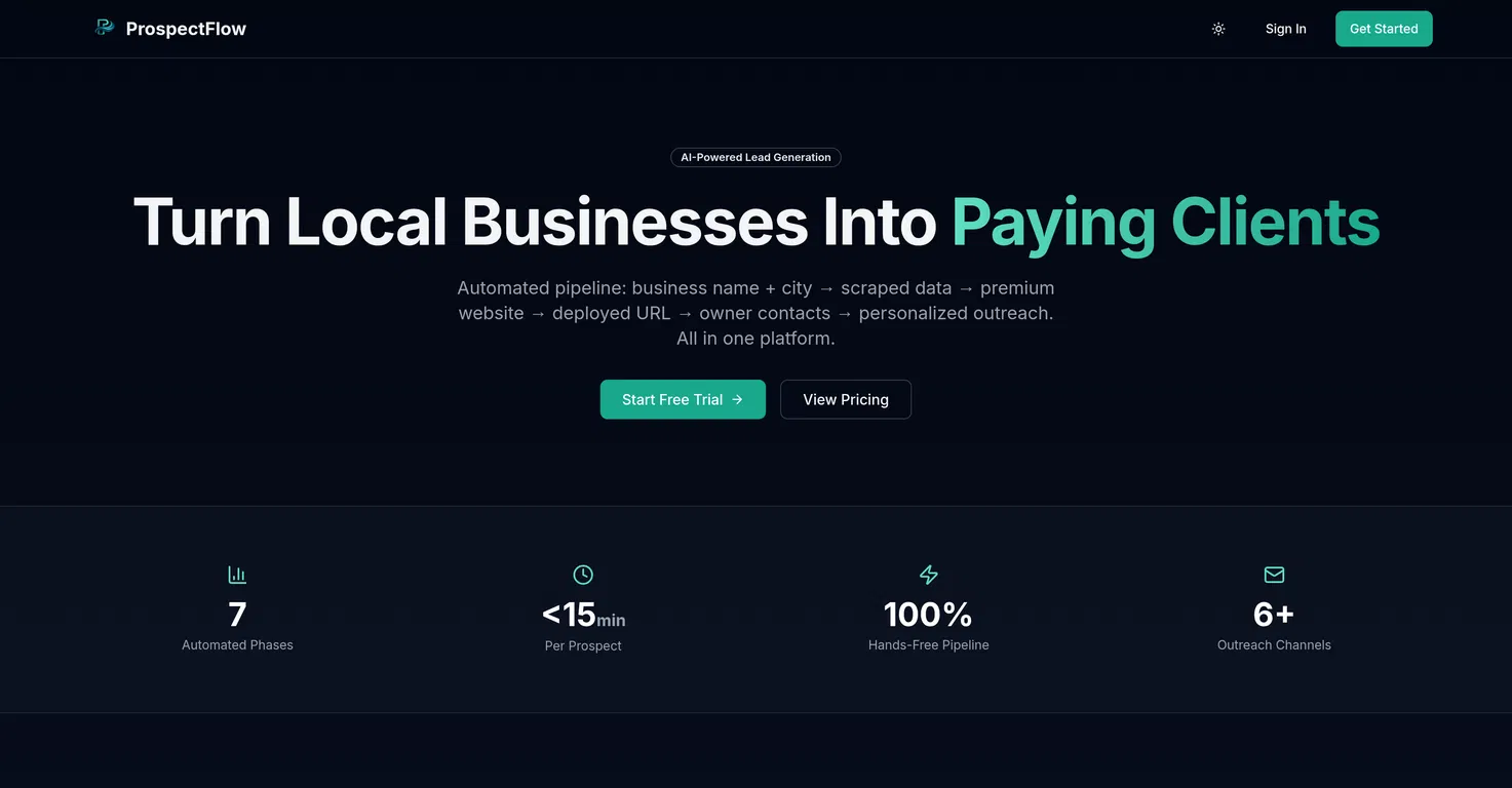 ProspectFlow screenshot