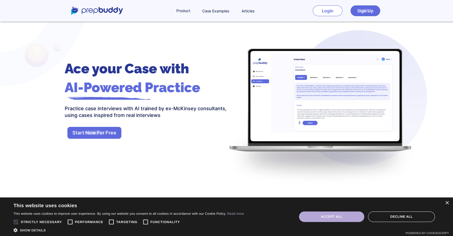 PrepBuddy screenshot