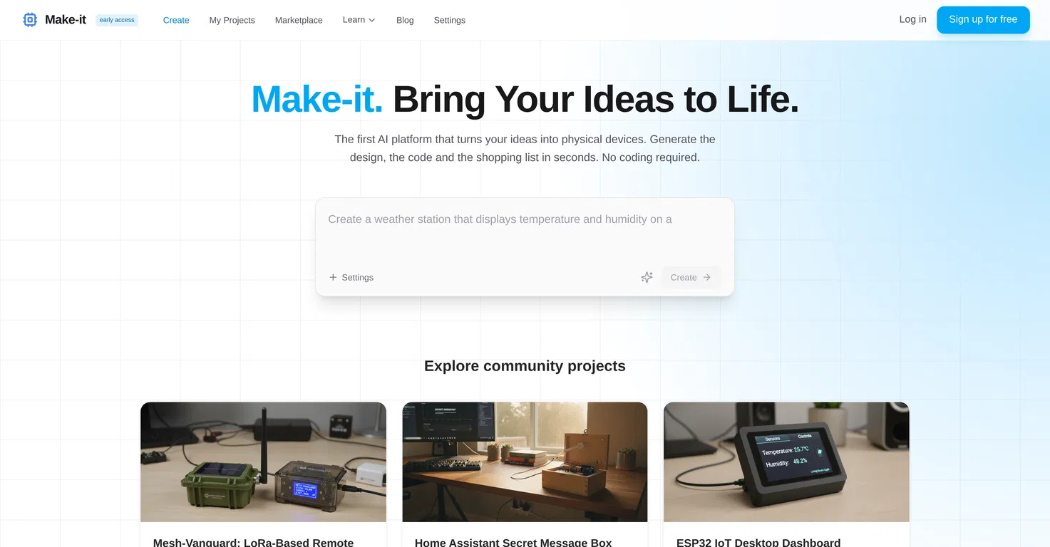 Make-it screenshot