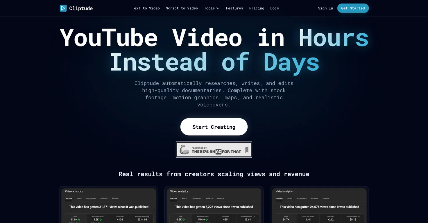 Cliptude screenshot